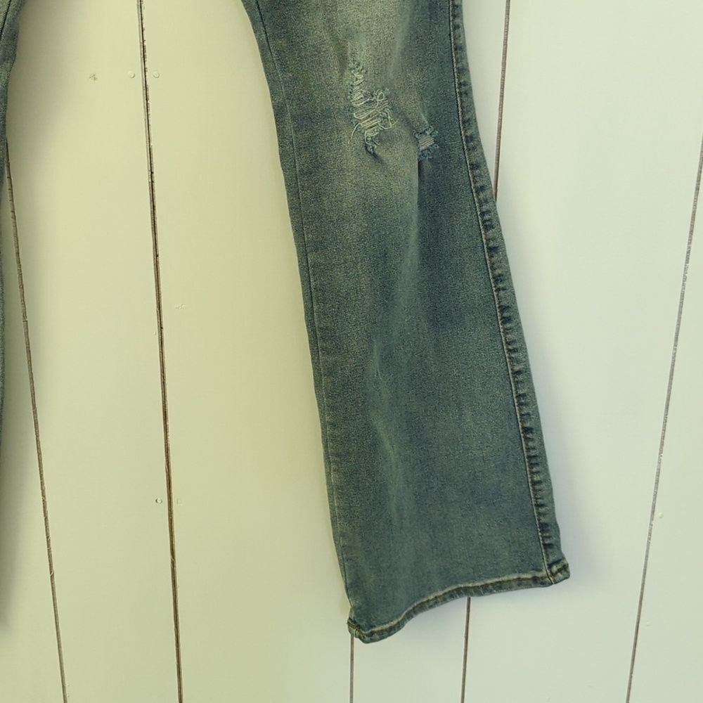 Kendall & Kylie Kurvy Mid Rise Baby Boot Jeans Size 5/6 - Picture 6 of 11